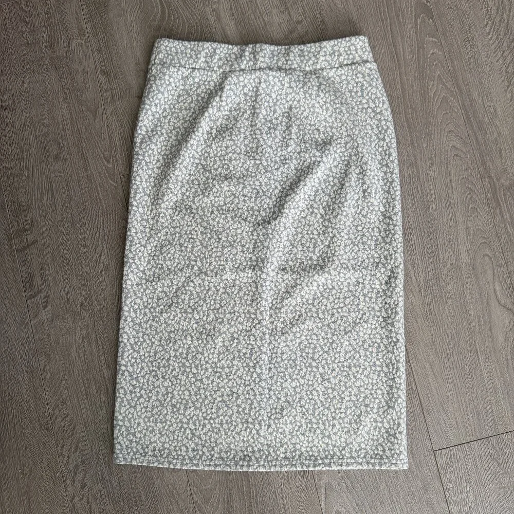 LOFT Green Leopard Print Pencil Skirt | NWT | Size S | 27